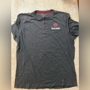Bacardi Gray T-Shirt Size XL